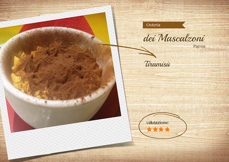 Osteria dei Mascalzoni - tiramisù