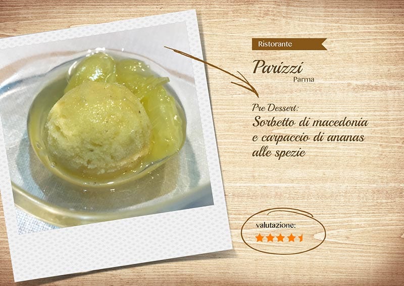 Ristorante Parizzi - sorbetto