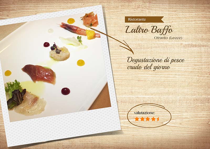 Ristorante Laltro Baffo - degustazione