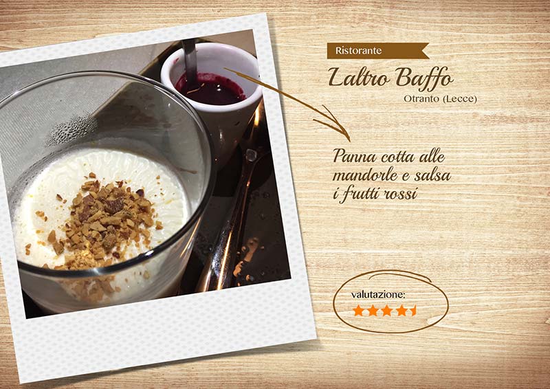 Ristorante Laltro Baffo - annacotta