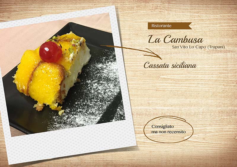 Ristorante La Cambusa - cassata