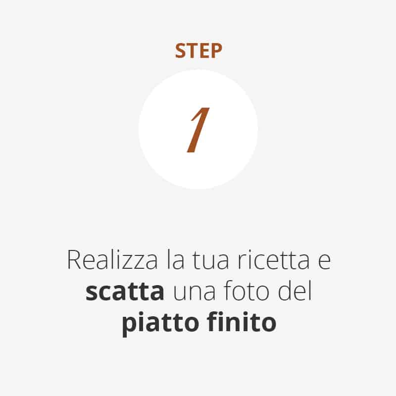 1-foto Scatta la foto del piatto finito