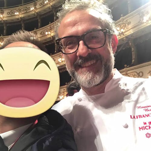 Lo chef Massimo Bottura - Osteria Francescana - 3 Stelle Michelin