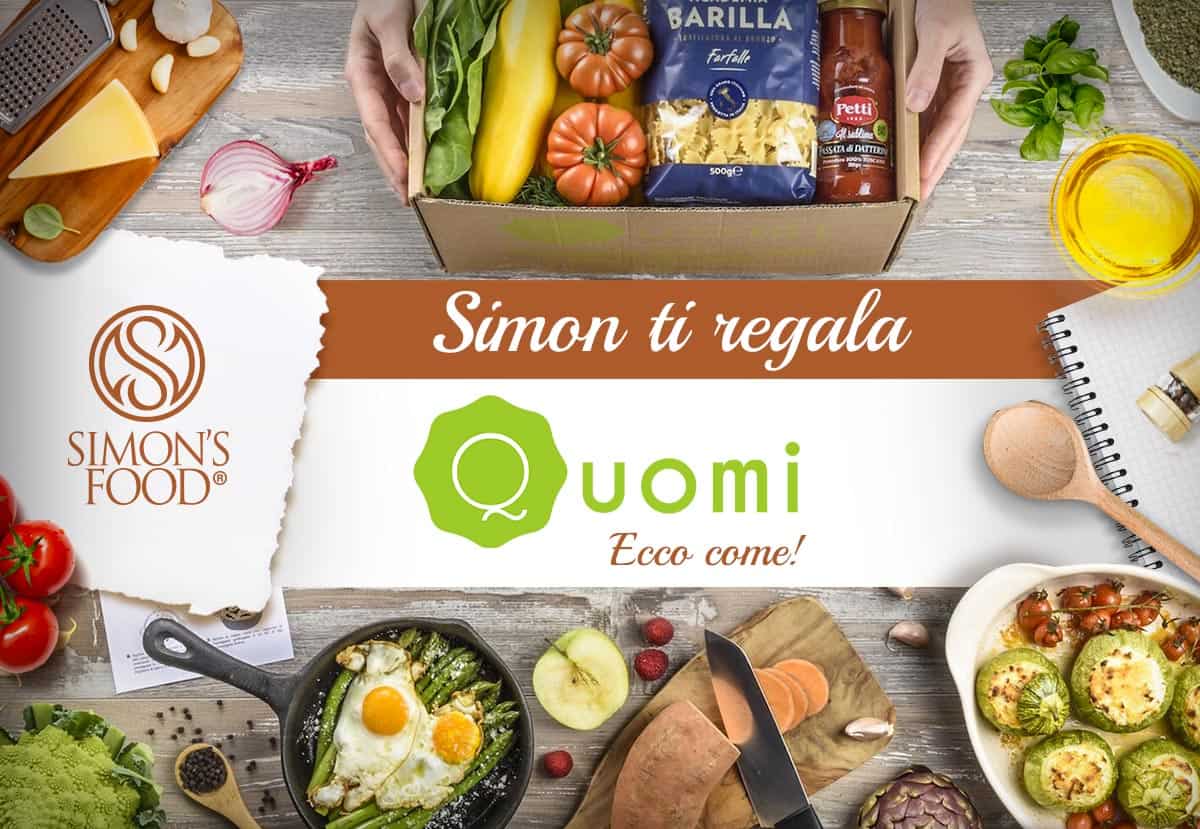 Simon ti regala Quomi. Ecco come! Simon ti regala le ricette di Quomi. Ecco come!