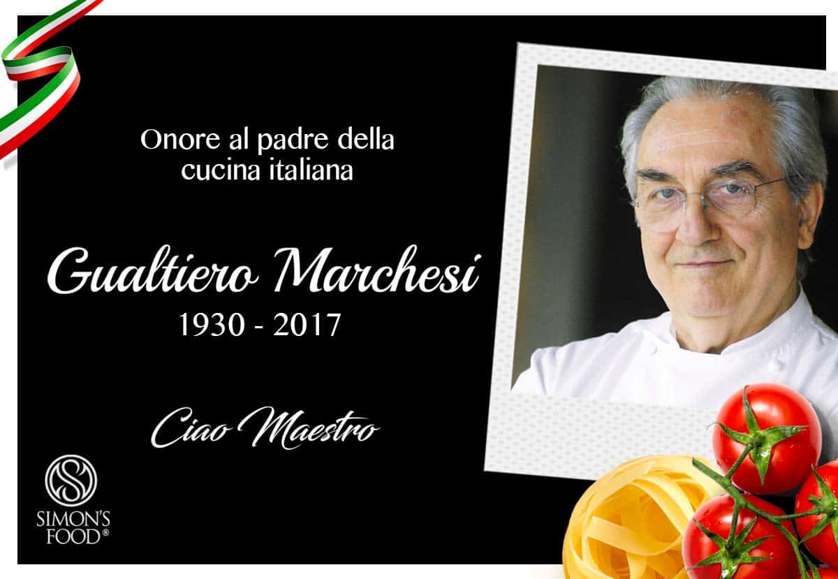 Morto Gualtiero Marchesi