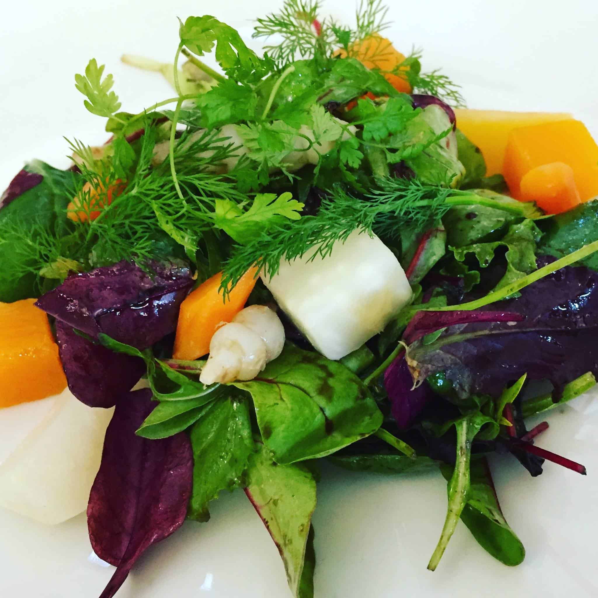 Salade de legumes croquants