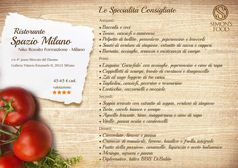 spazio milano - SpazioMilano menu-fb