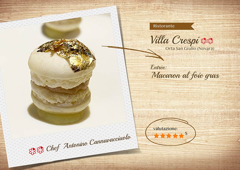 Villa Crespi 2020 - macaron foiegrass-sito