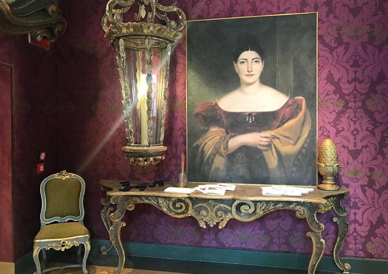Castadiva - la Reception (quadro di Giuditta Pasta)