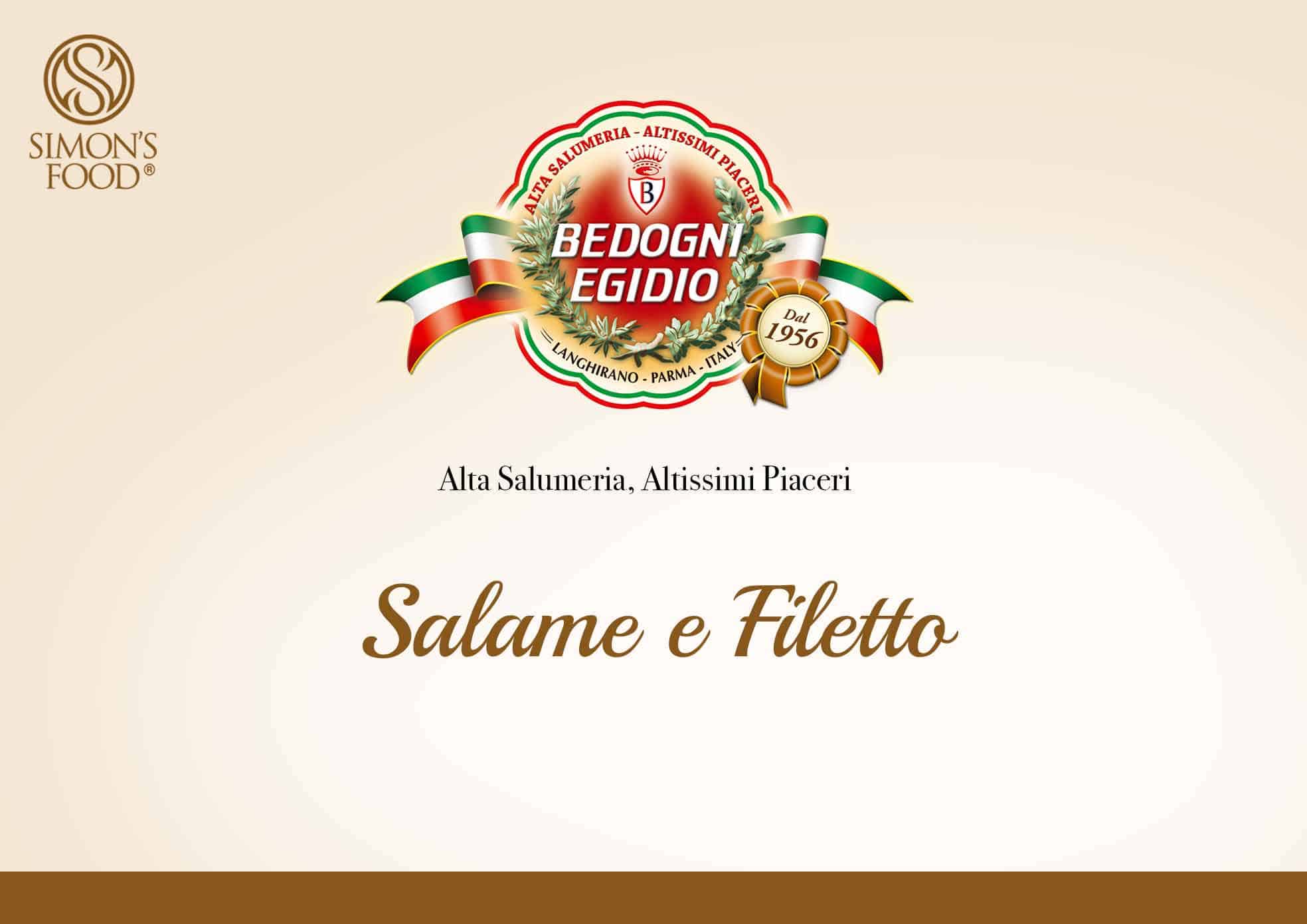 Salame e Filetto - Prosciuttificio Bedogni