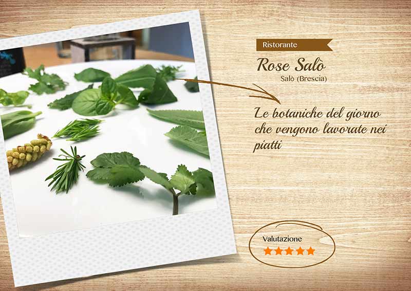 Ristorante Rose Salò - Erbe spontanee