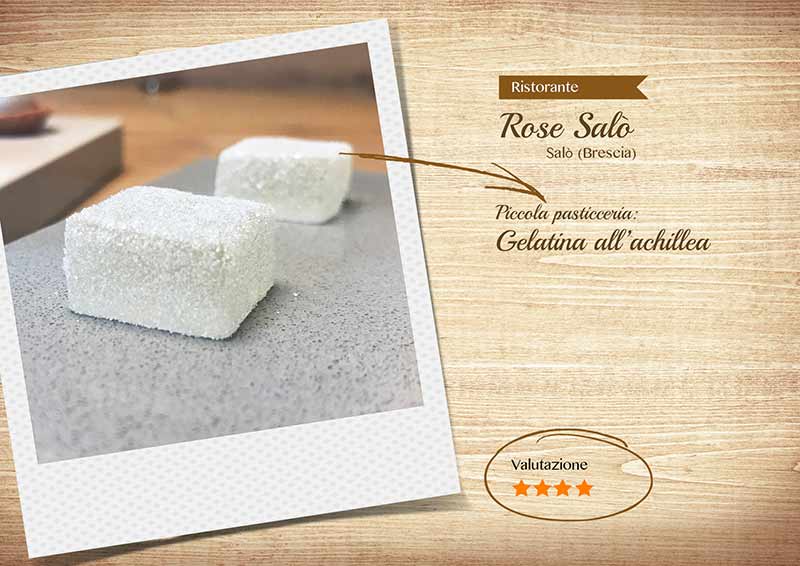 Ristorante Rose Salò - gelatina all’achillea