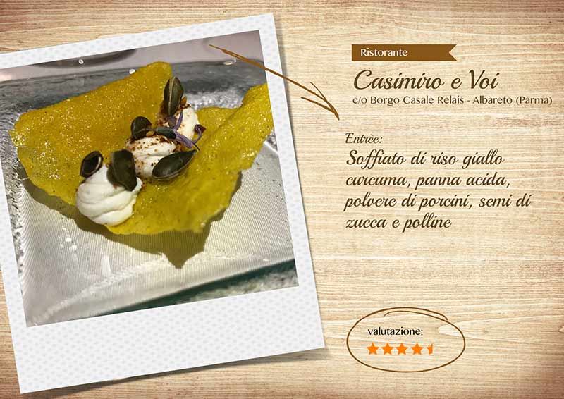 foto Ristorante Casimiro e voi, entree Soffiato di riso