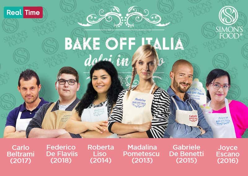 foto vincitori edizioni bakeoff