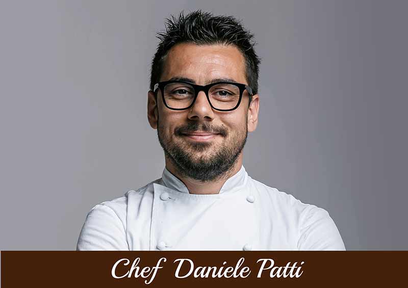 Foto dello Chef Daniele Patti del Ristorante Lo Scudiero