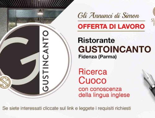 Cercasi Cuoco per Ristorante Gustincanto a Fidenza (Parma)